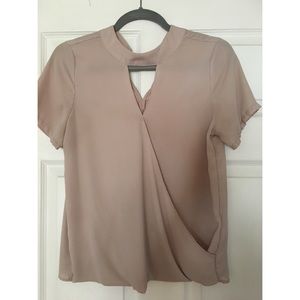 SIENNA SKY mock neck blouse